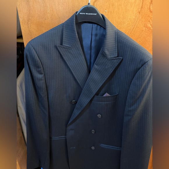 MICHAEL Michael Kors Navy Pinstripe Blazer